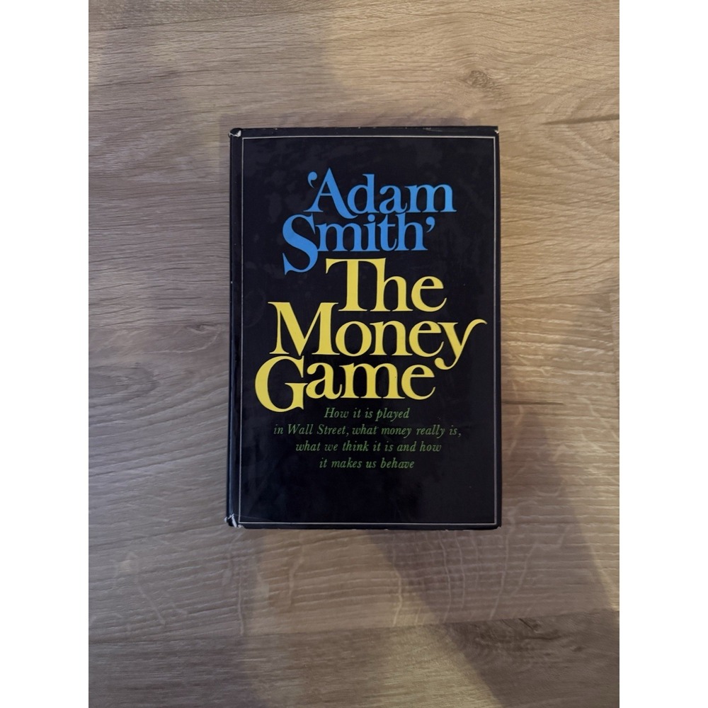 The Money Game Adam Smith Hardcover Dust Jacket 1968 Personal Finance‎